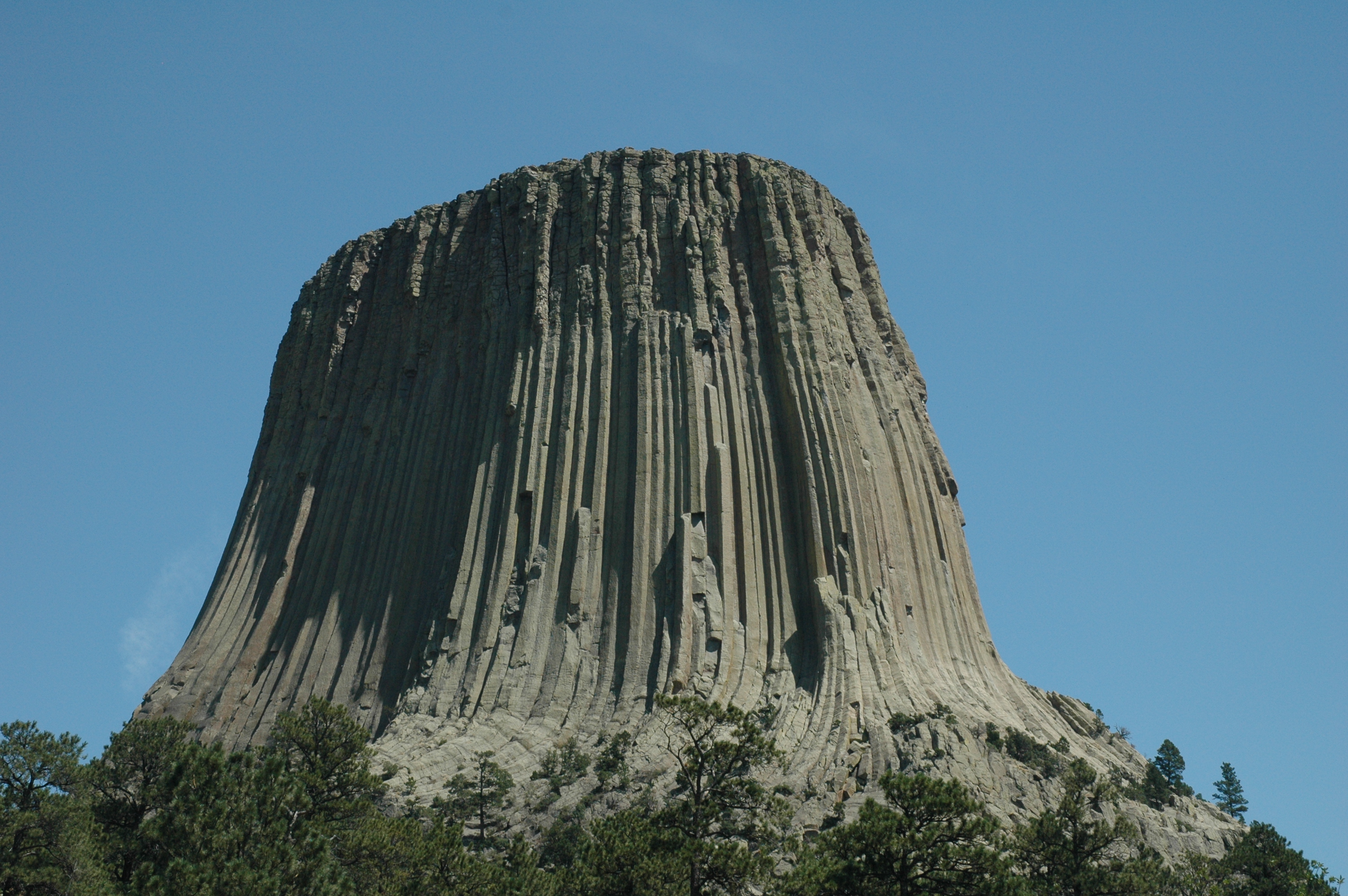 Devils Tower rock formation