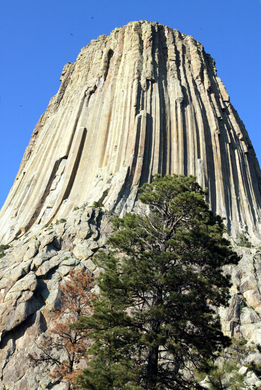 Devils Tower rock formation