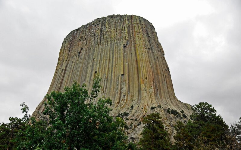 Devils Tower rock formation