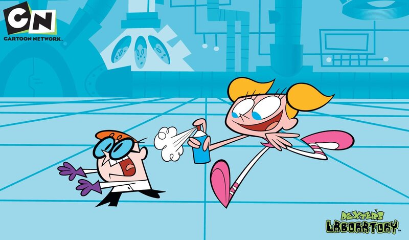 Dexter and Dee-Dee in Lab