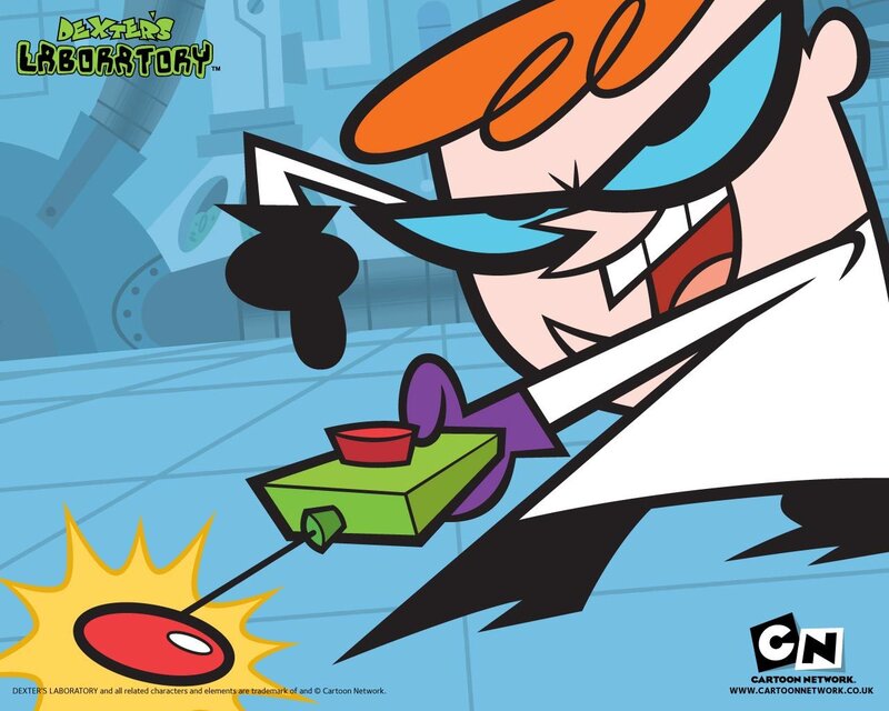 Dexter in Lab — Blue