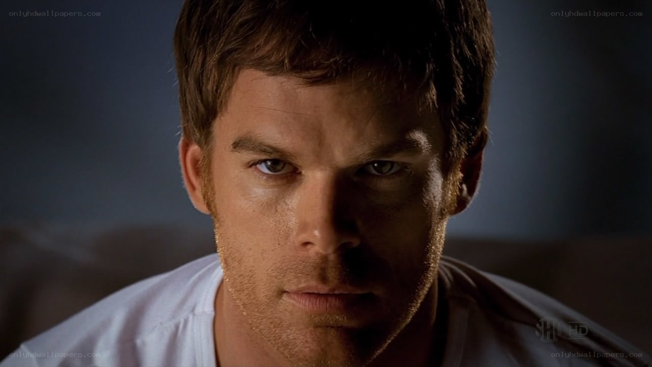 Dexter looking serious