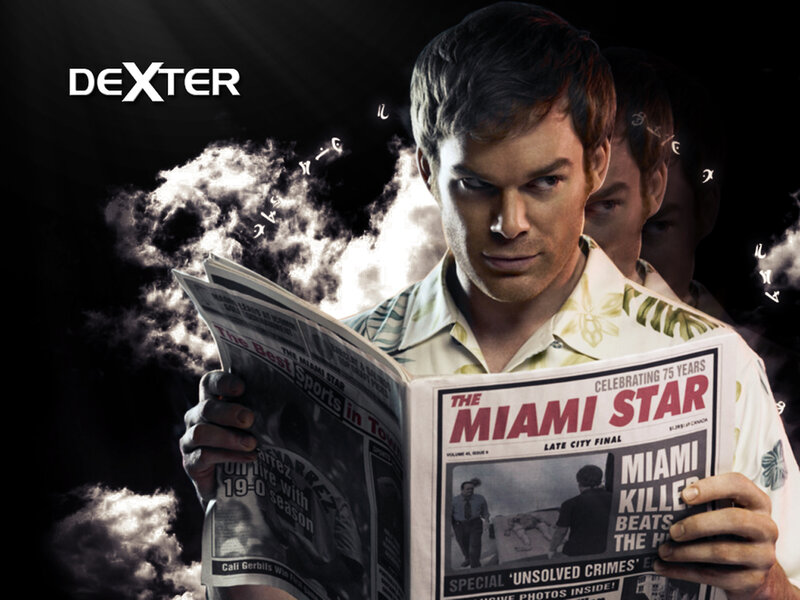 Dexter TV show promotional art