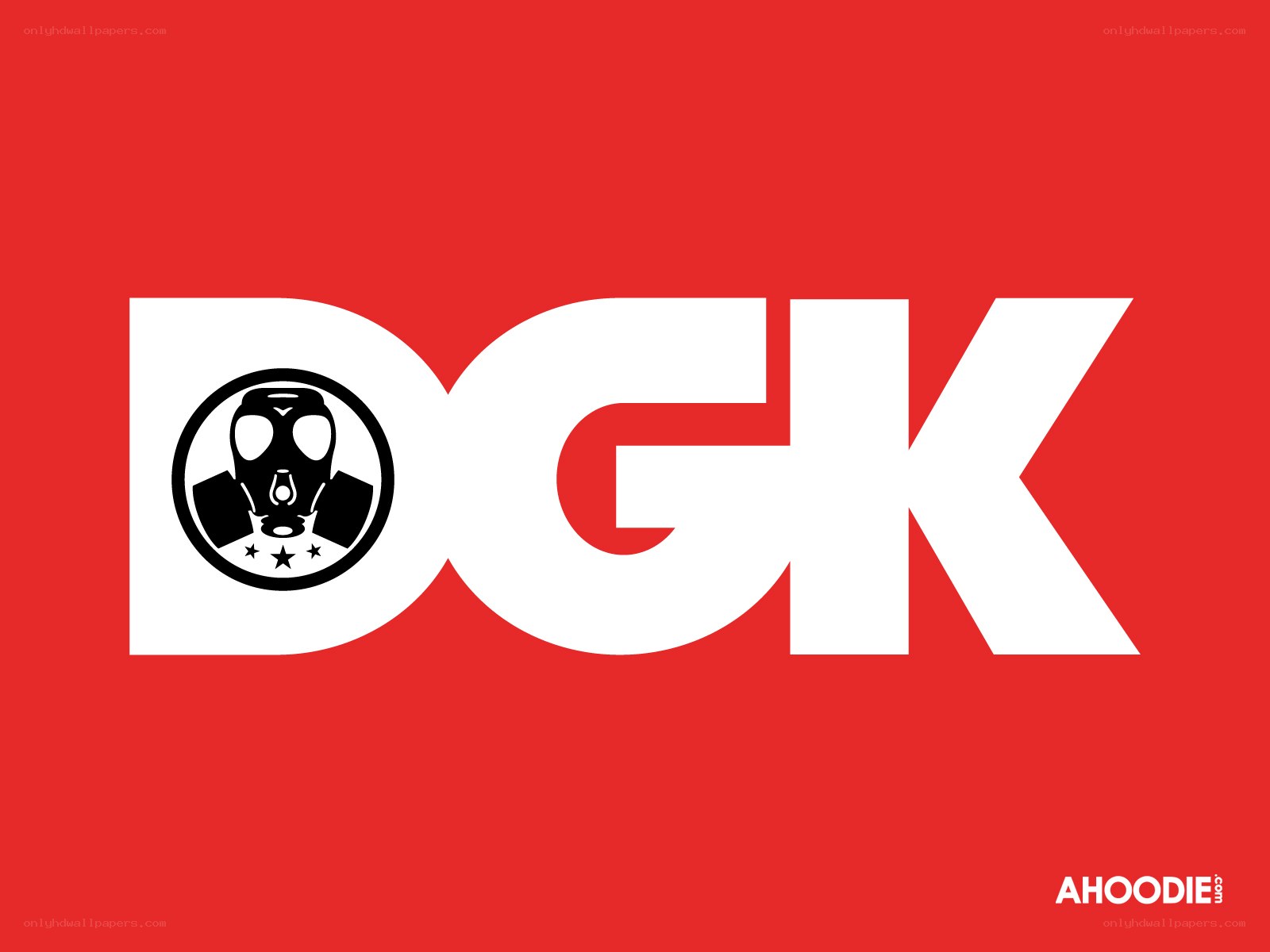 DGK logo with gas mask