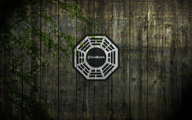 Dharma Initiative Logo — Brown