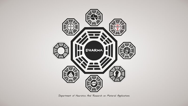Dharma Initiative logo collage