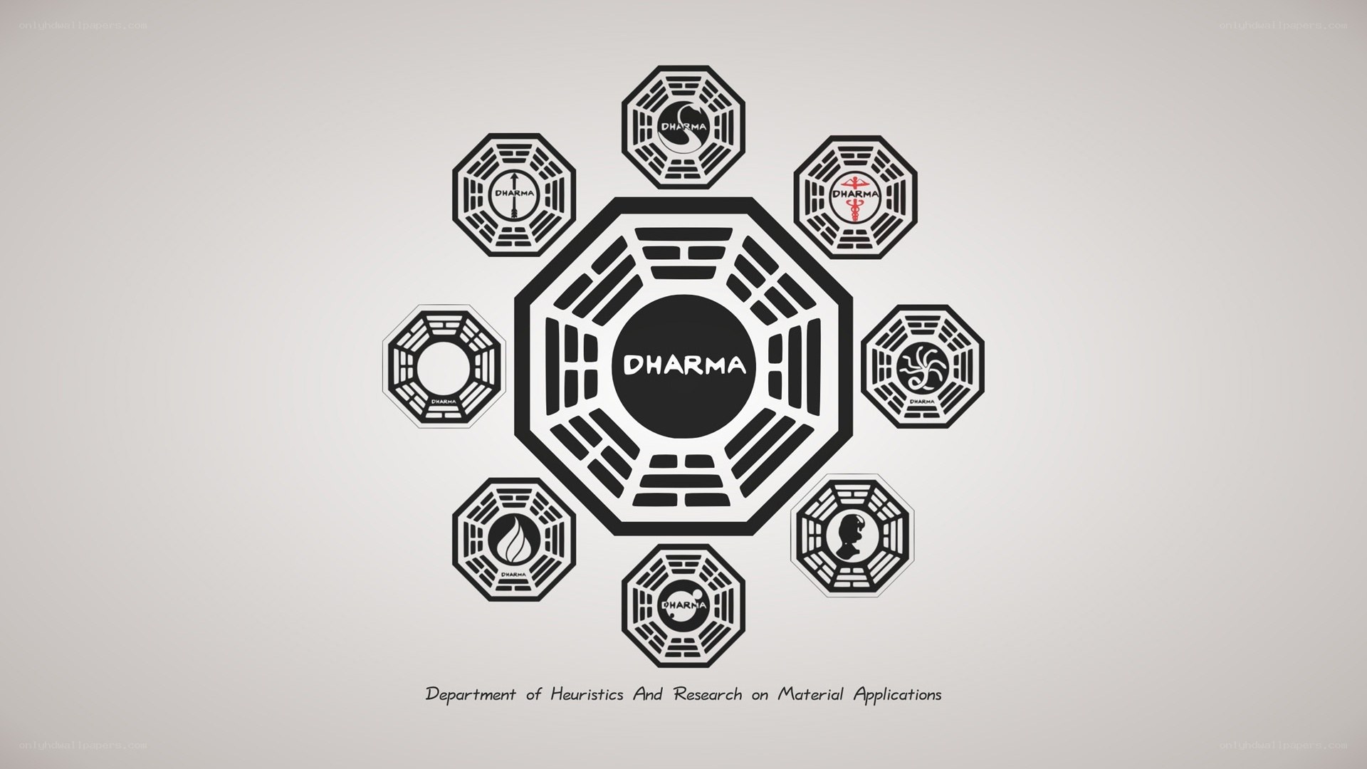 Dharma Initiative logo collage