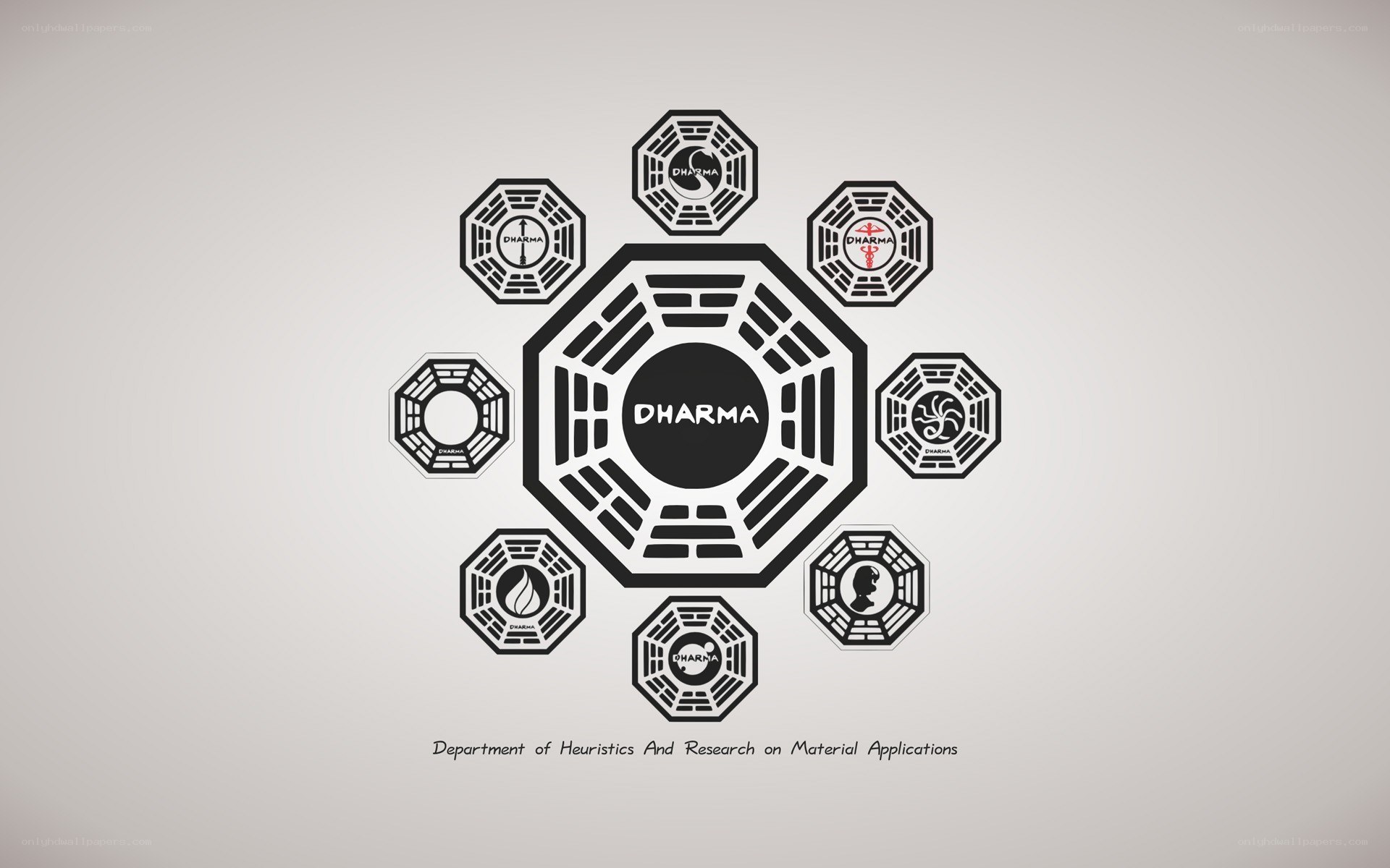 Dharma Initiative logo collage