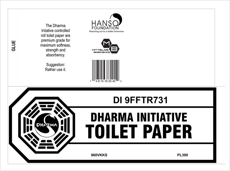 Dharma Initiative Toilet Paper