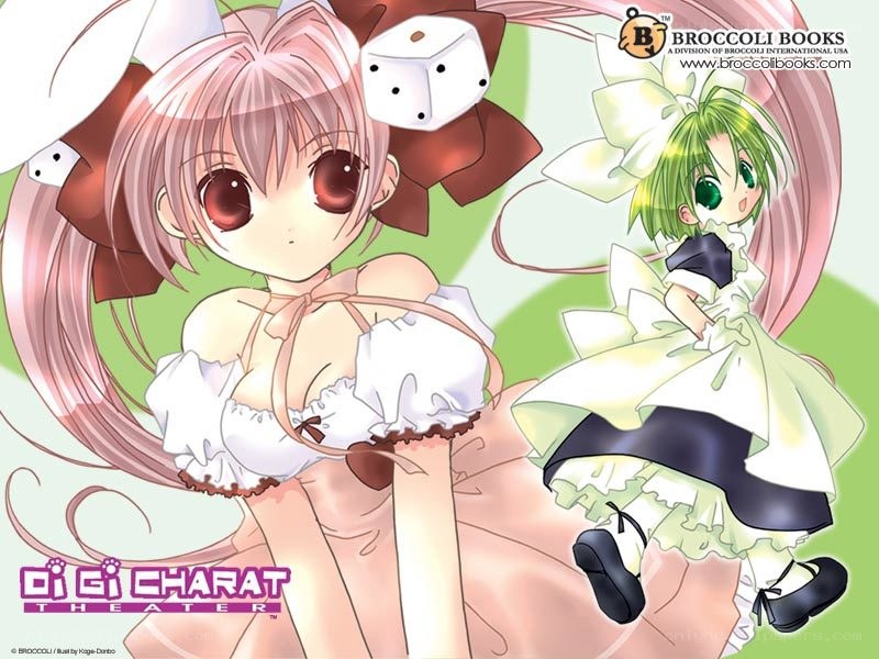 Di Gi Charat characters illustration