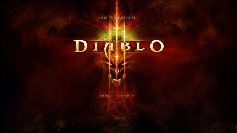 Diablo Game Logo — Red
