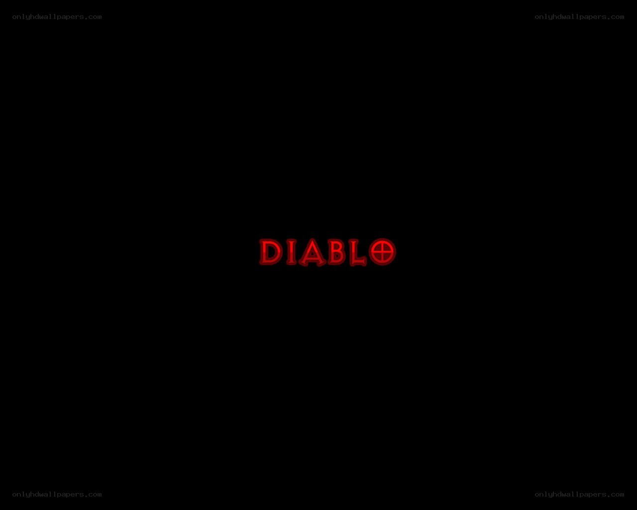 Diablo game title screen