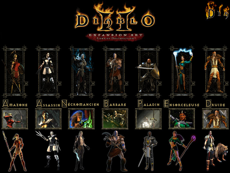 Diablo II character classes