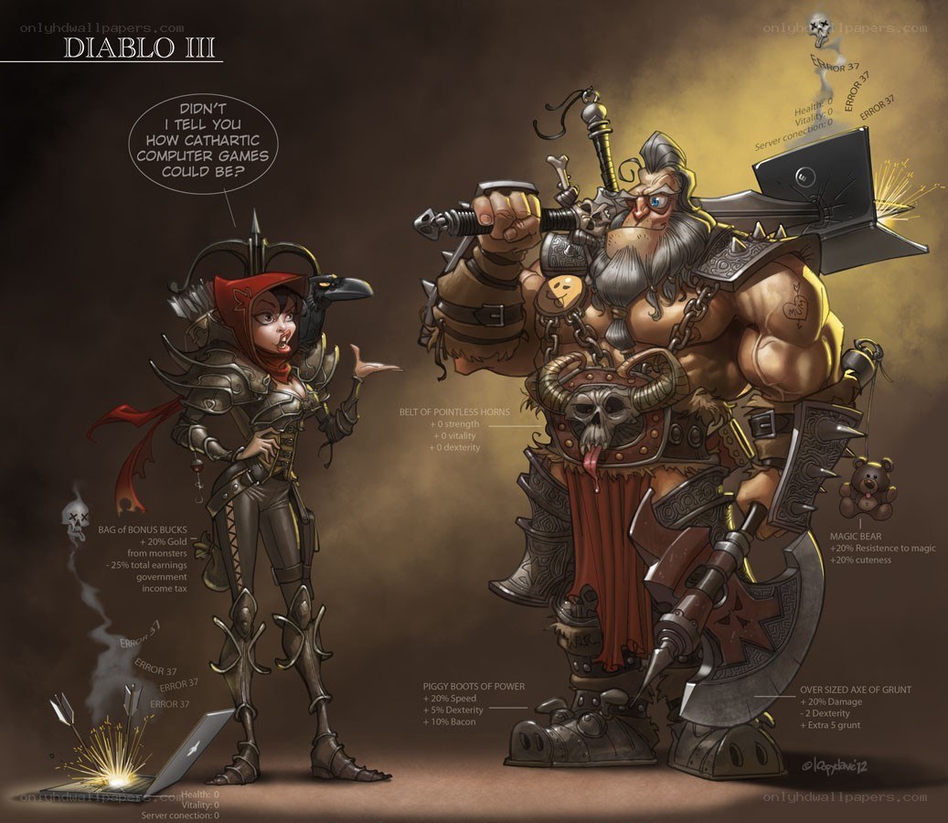 Diablo III character concept art