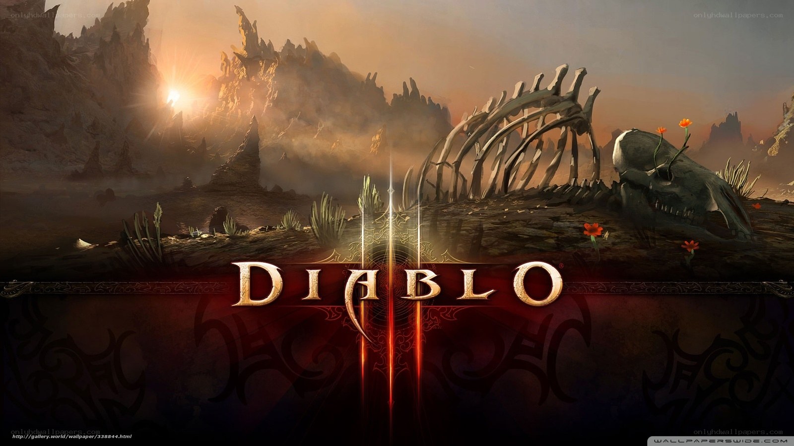 Diablo III game title art
