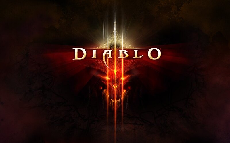 Diablo III Logo — Red, Dark, Dramatic