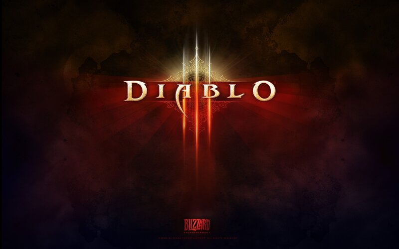 Diablo III Logo — Red, Dramatic