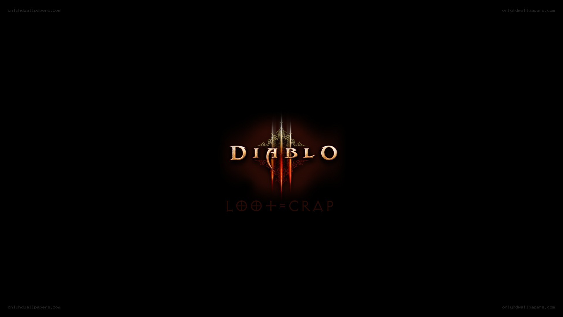Diablo III logo with text