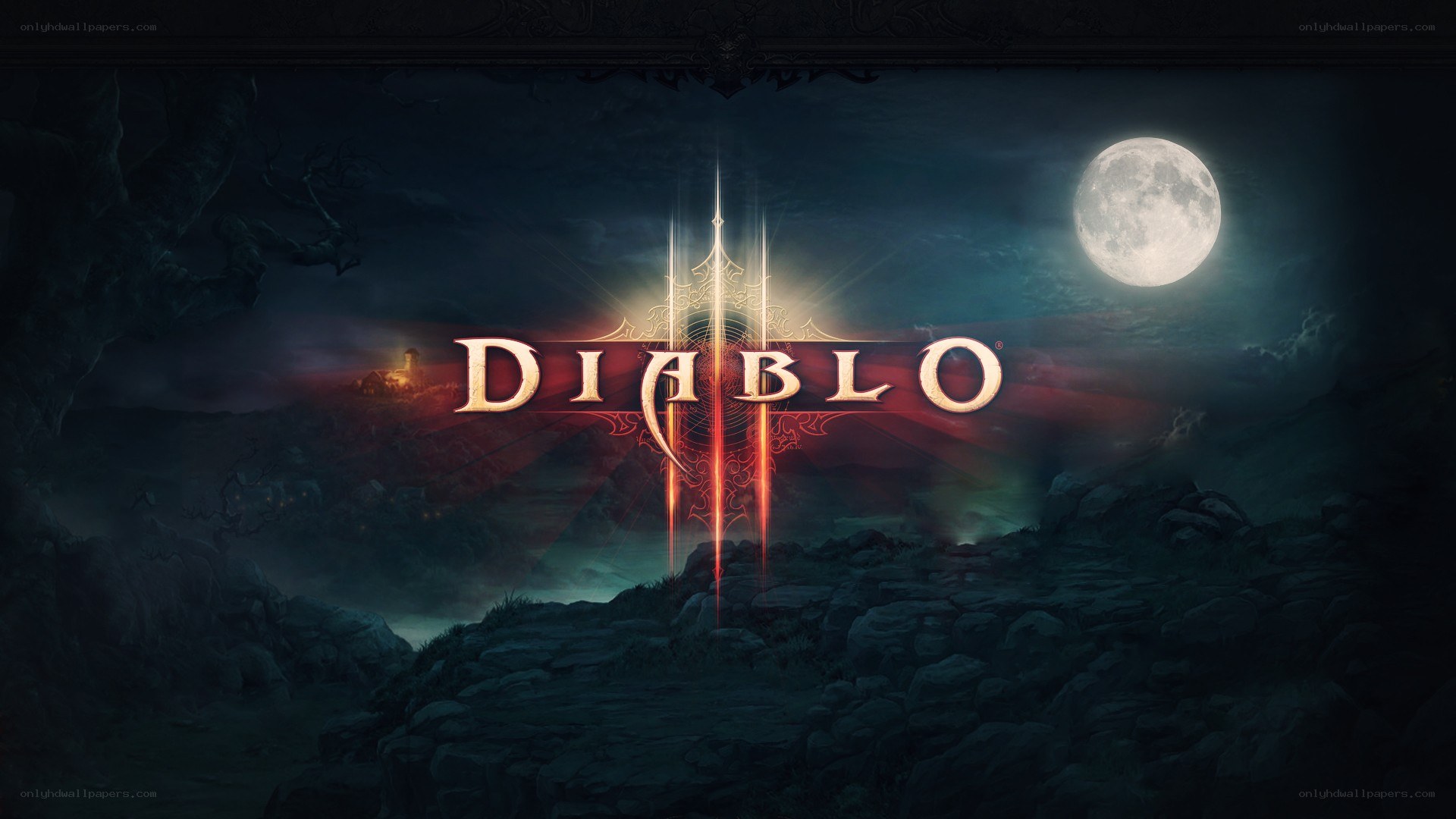 Diablo III title screen