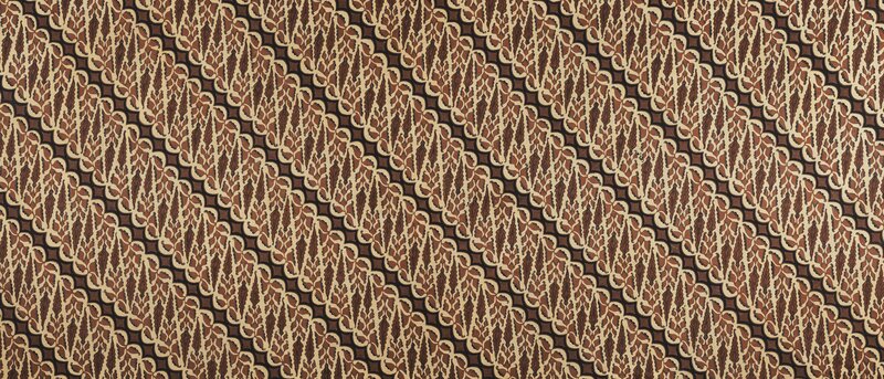 Diagonal Batik Pattern — Brown