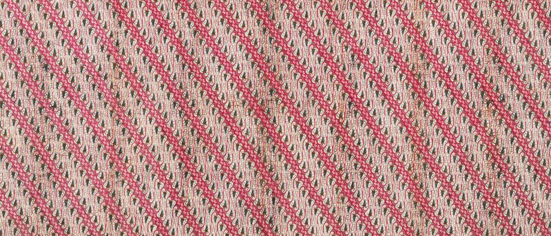 Diagonal Batik Pattern — Red