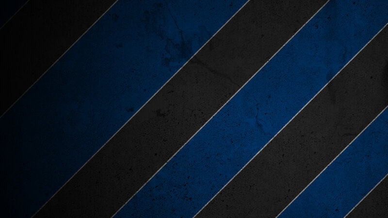 diagonal blue and black stripes