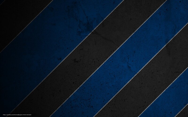 Diagonal Blue and Black Stripes — Minimalist
