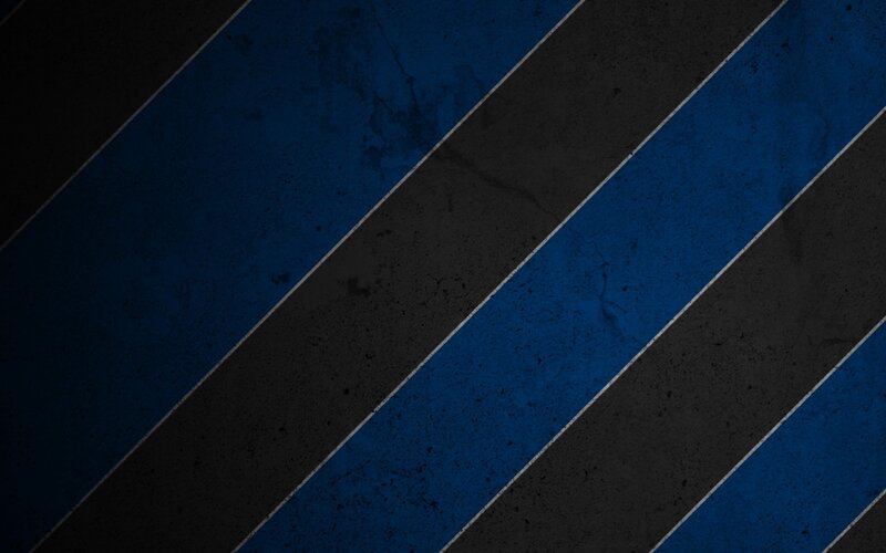 diagonal blue and black stripes