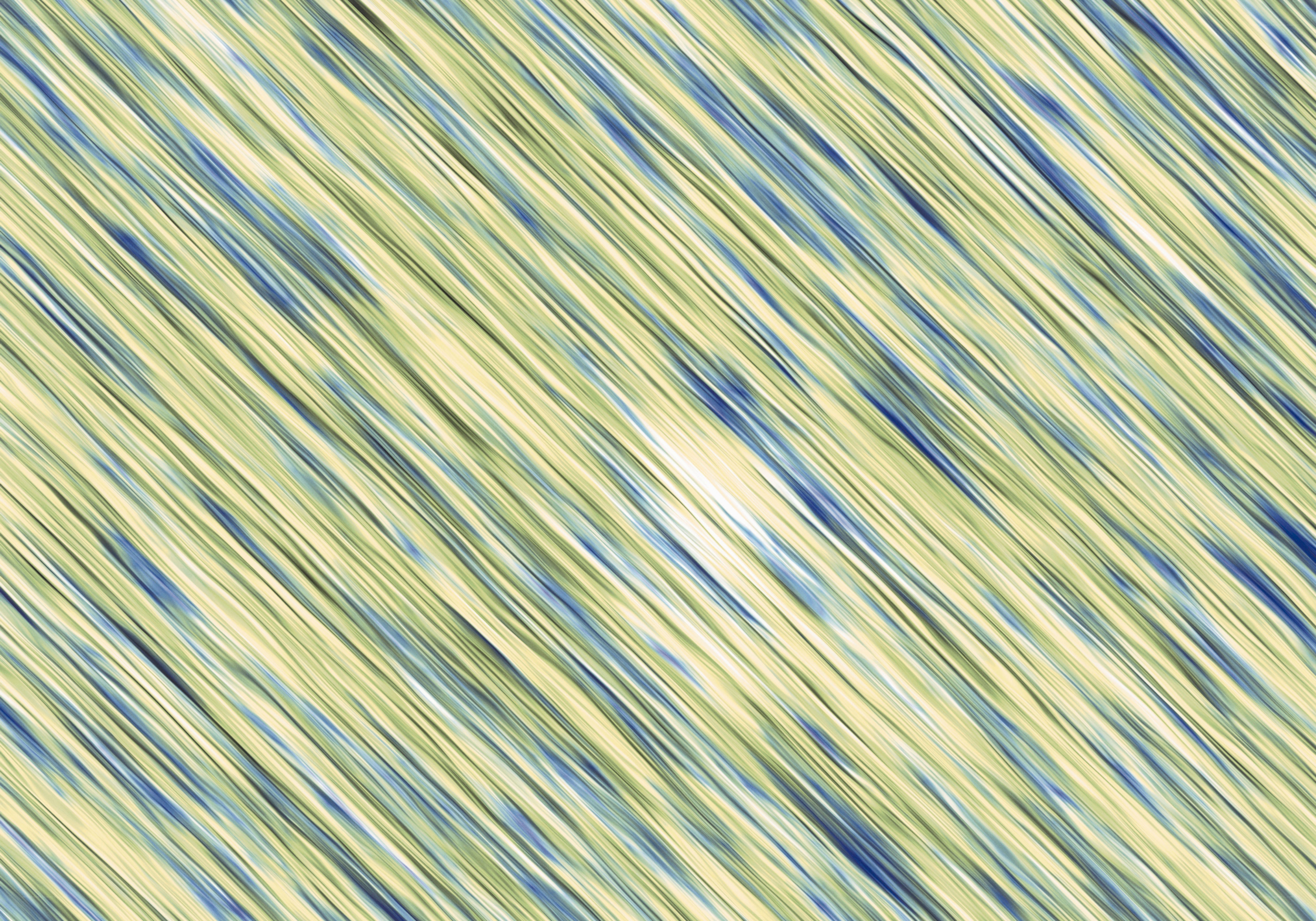 diagonal blue and green lines