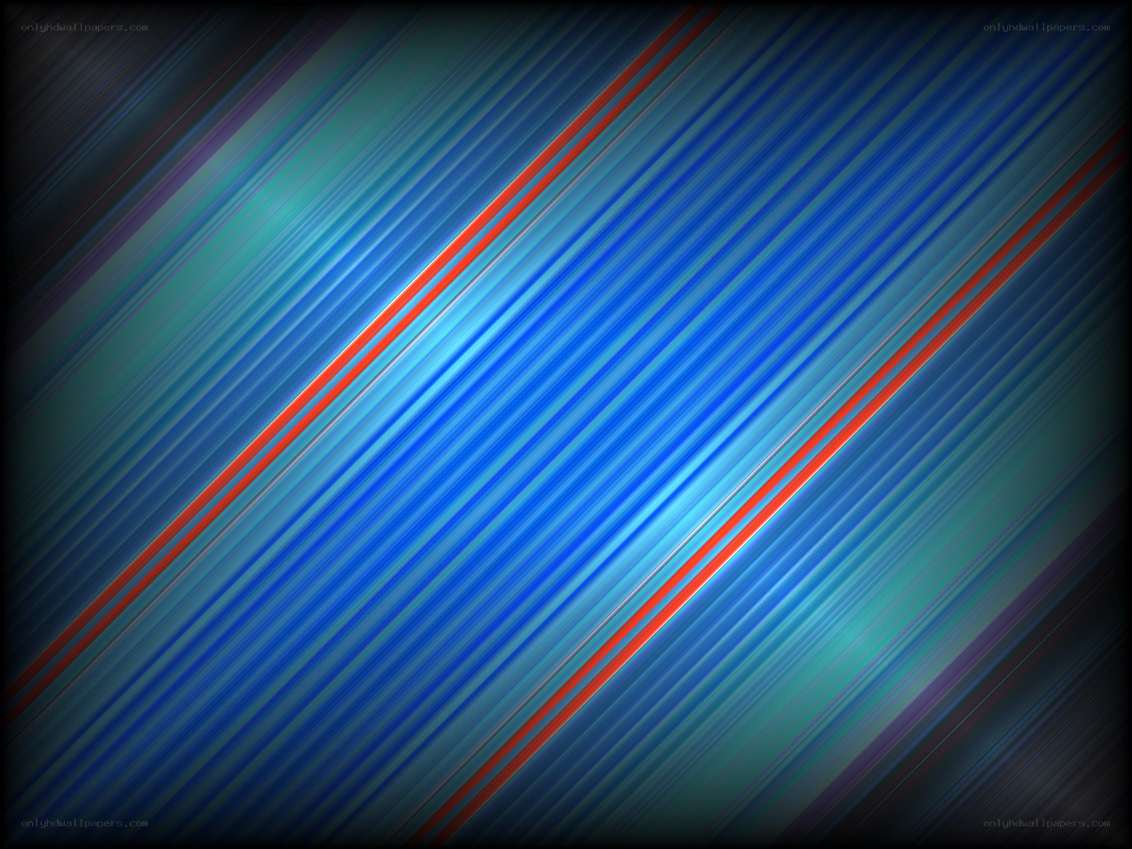 diagonal blue and red lines