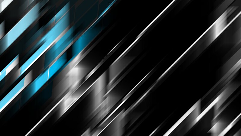 Diagonal Blue and Silver Lines