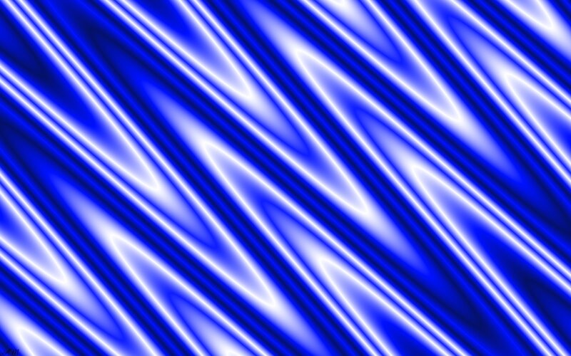 Diagonal Blue Light Streaks — Dynamic, Abstract, Lines, White