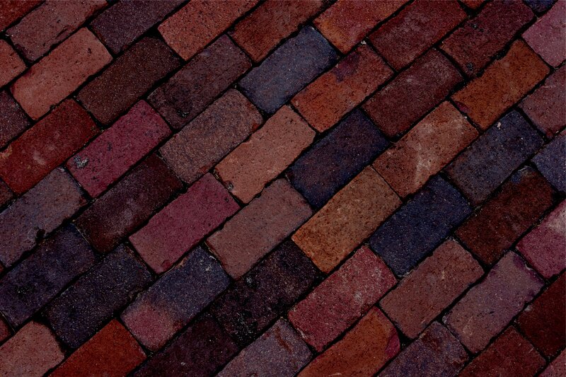 diagonal brick pattern