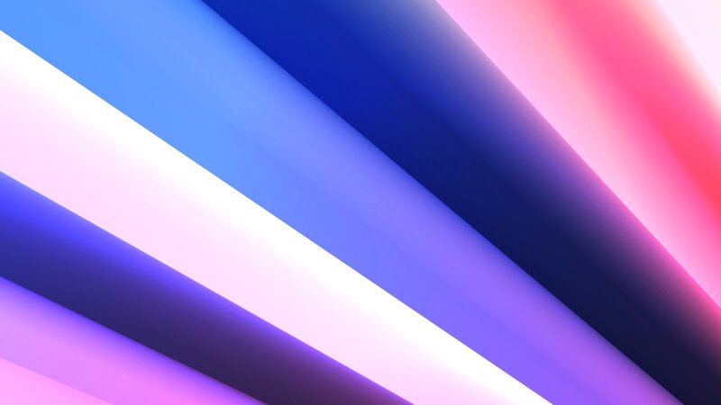Diagonal Color Bands — Blue, Calm