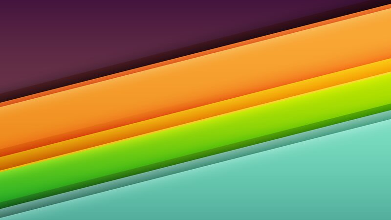 Diagonal Color Bands — Orange