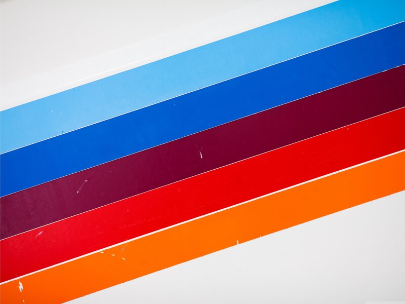 diagonal color stripes