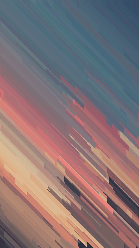 Diagonal Color Stripes — Red, Calm