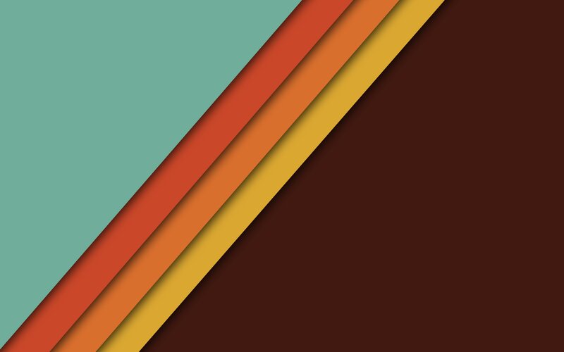 Diagonal Color Stripes — Teal
