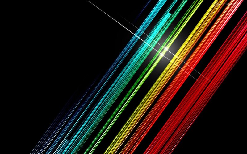 Diagonal Colored Light Beams