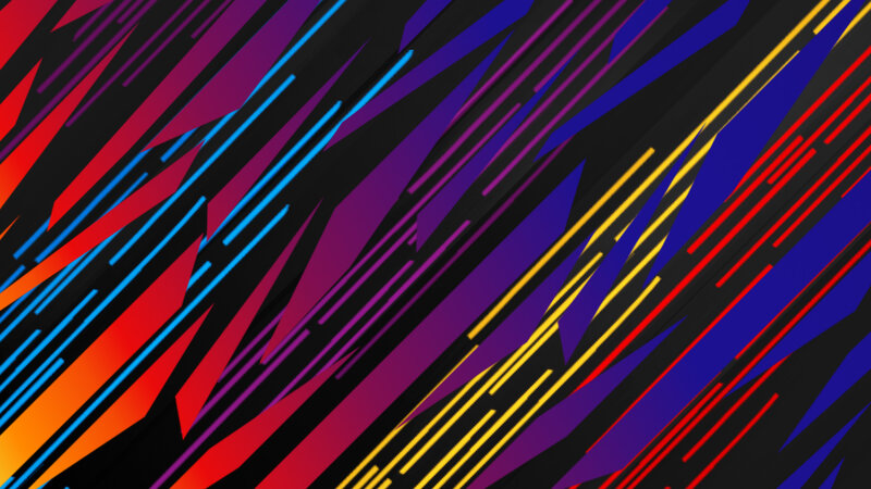 Diagonal Colored Lines — Purple