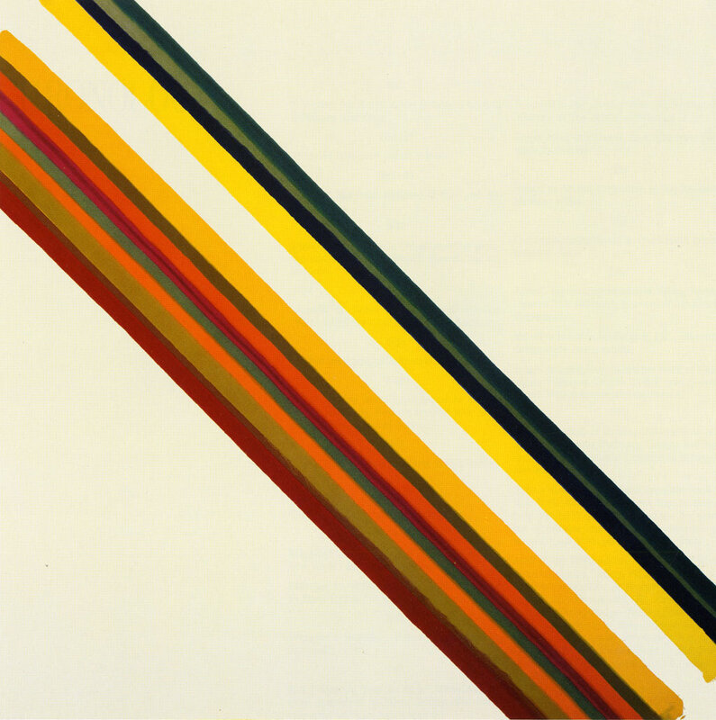 diagonal colored stripes