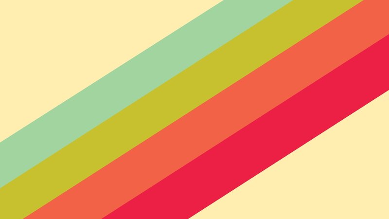 Diagonal Colored Stripes — Yellow, Calm