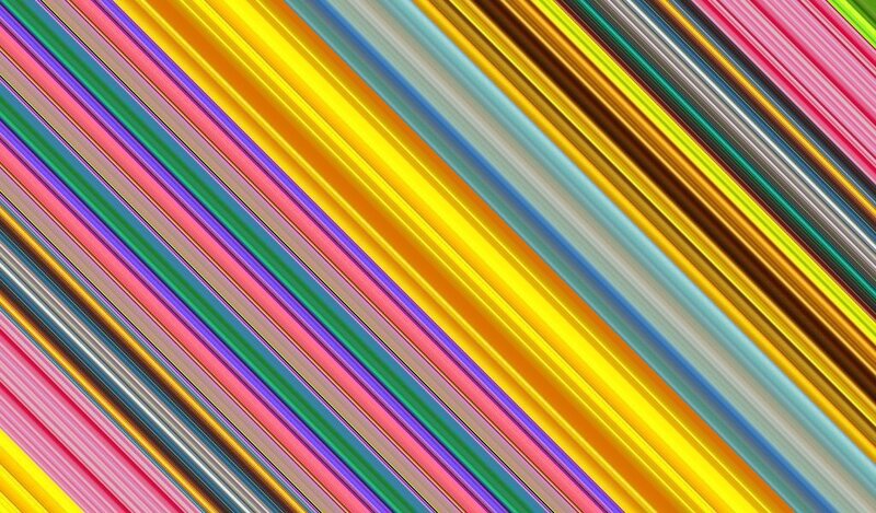 Diagonal Colored Stripes — Yellow
