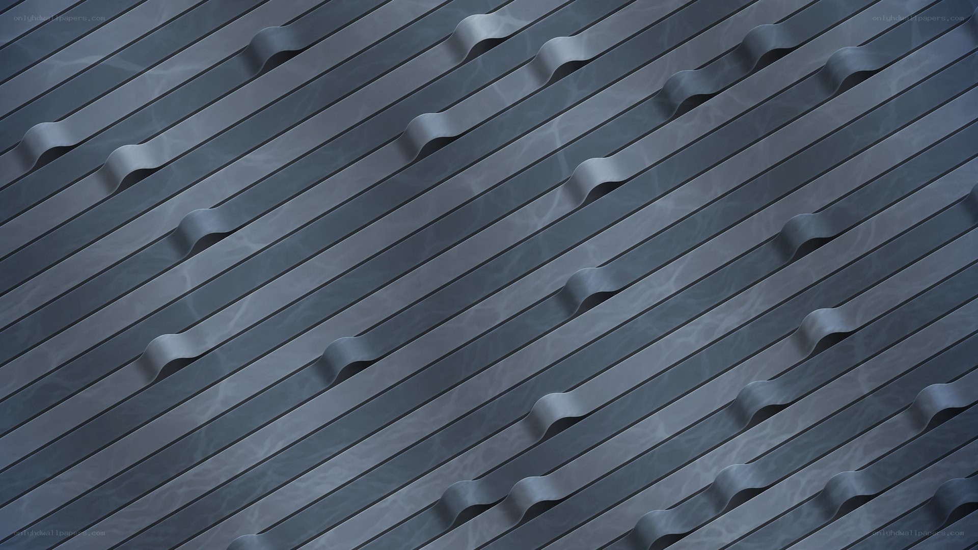 diagonal corrugated metal pattern