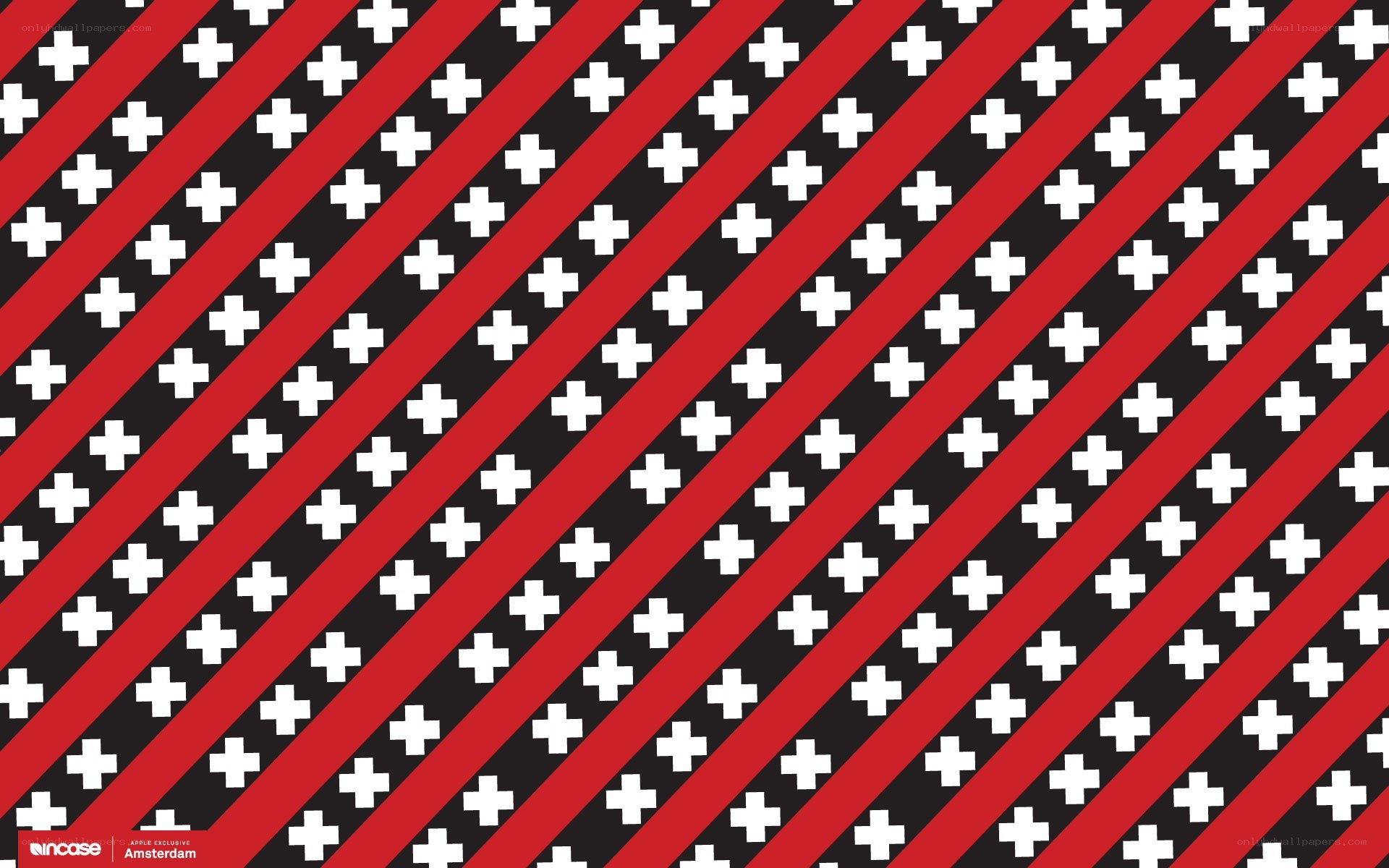 diagonal cross pattern