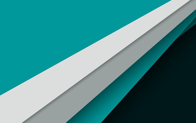 Diagonal Geometric Shapes — Teal