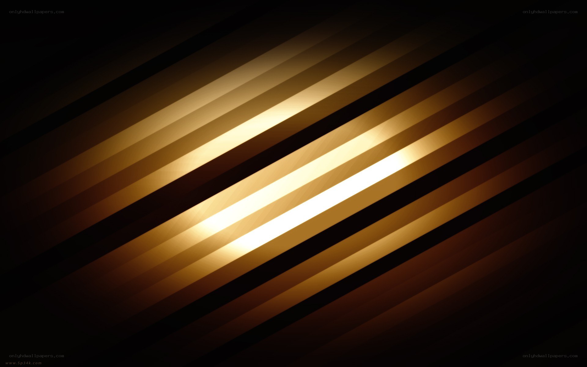 diagonal golden light stripes