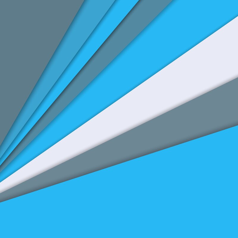 Diagonal Layered Shapes — Blue