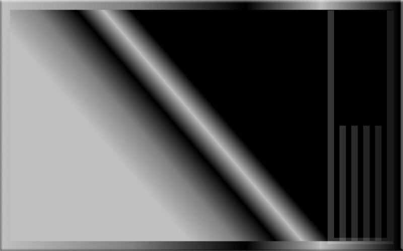 Diagonal Light Beam — Black