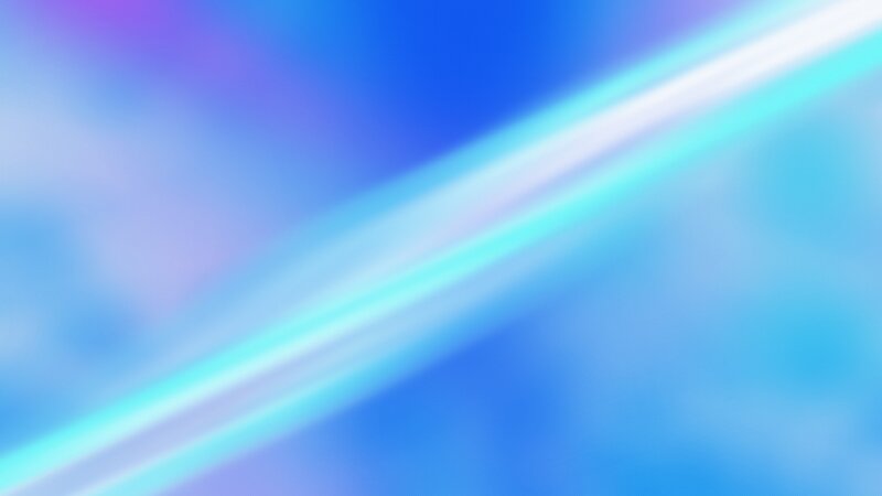 Diagonal Light Beam — Blue